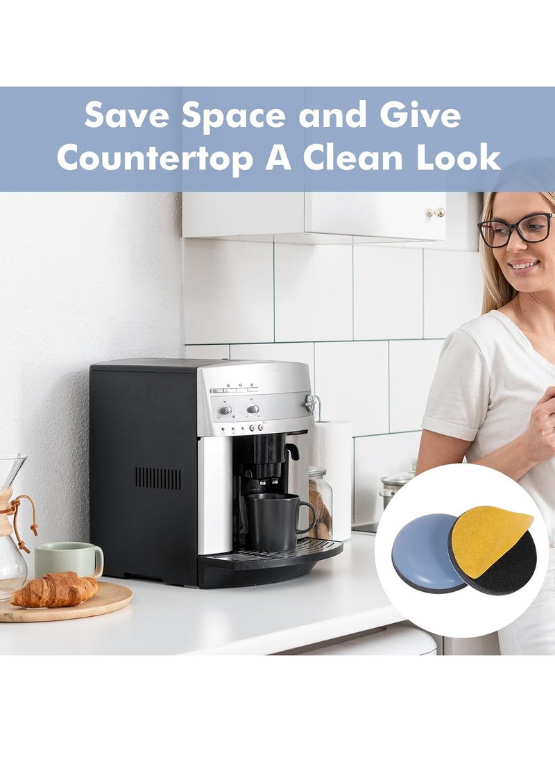 RATSAW 24 Pack Appliance Sliders for Kitchen Appliances 2 Sizes Self-adhesive Small Kitchen Appliance Slider for Countertop Coffee Makers Kitchen Aid Air Fryers Pressure Cooker Blenders - Image 5