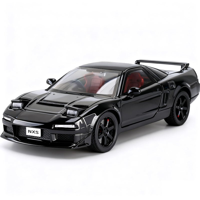 ERBADIHAGO Toy Cars Compatible for 1990 NSX NA1 132 Metal Model Car Pull Back Car Toys with Light and Sound Toys Car Collectible Model for Children Age 3 Year Old Black - Image 3