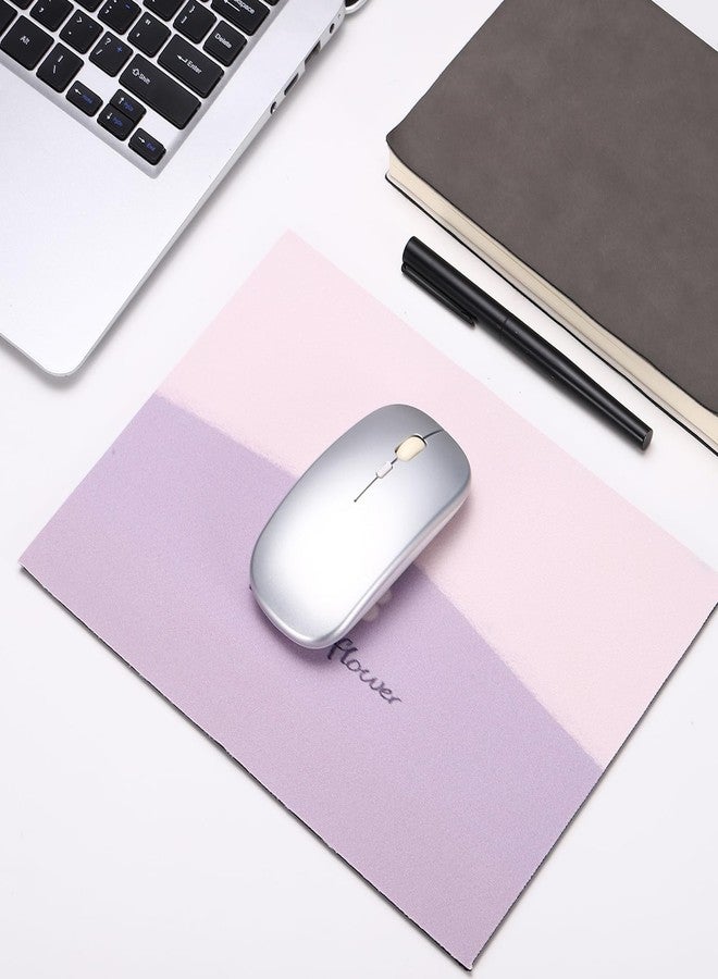 PATIKIL Painting Mouse Pad, 10.2 x 7.7 Non-Slip Rubber Mouse Mat Oil Painting Series Printed Desk Mat for Office Home Laptop Computer Desk Accessories, Purple Flower - Image 4