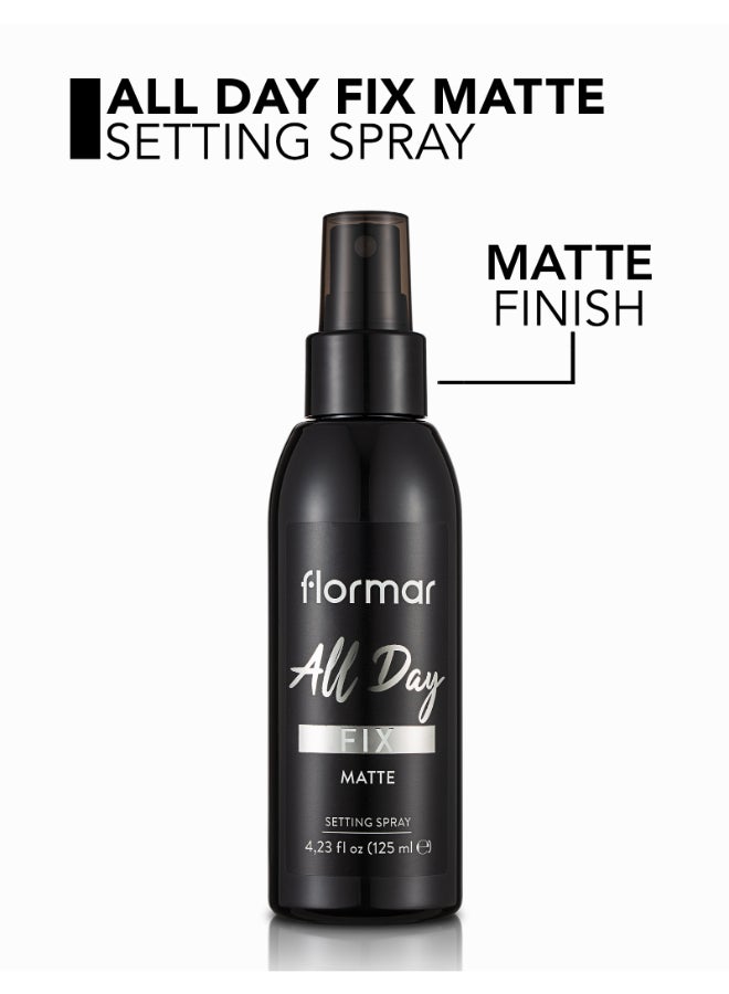 flormar All Day Fix Matte Setting Spray Clear - Image 2
