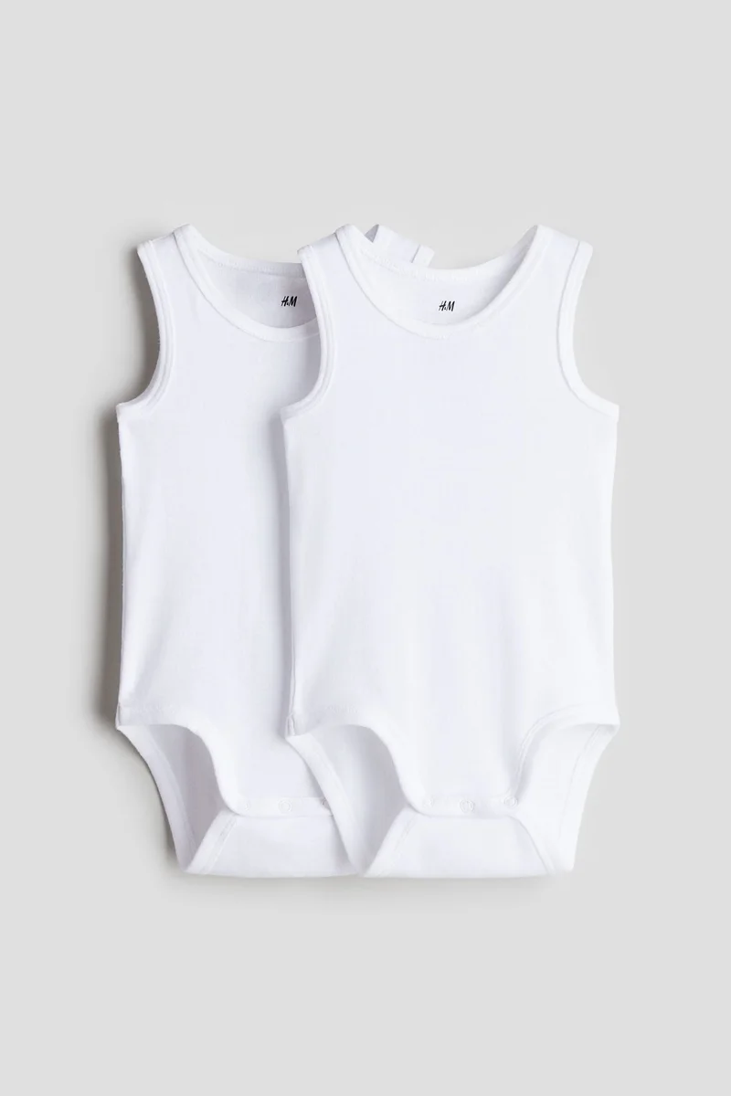 اتش اند ام بودي سوت من القطن - عبوة من قطعتين