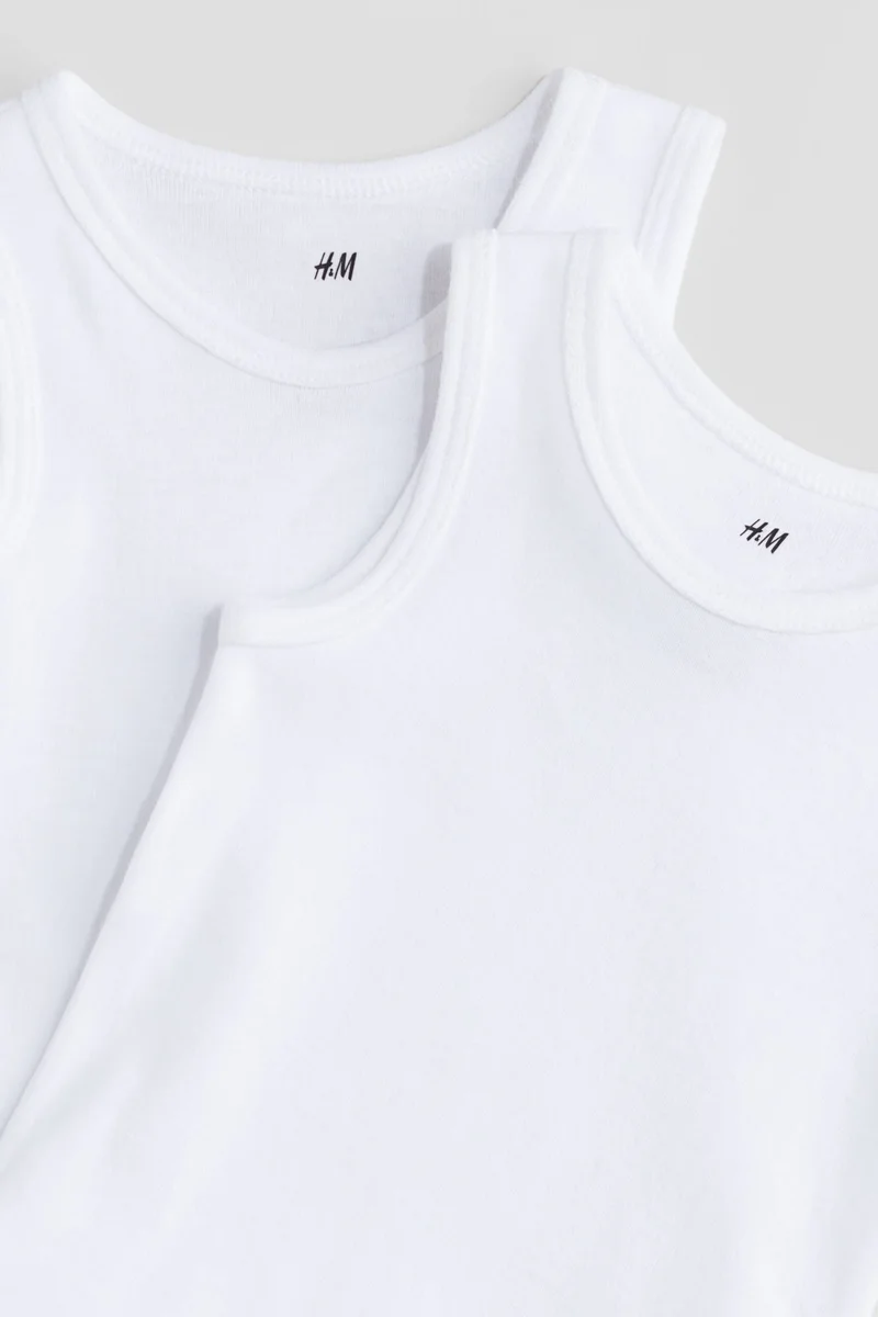 اتش اند ام بودي سوت من القطن - عبوة من قطعتين