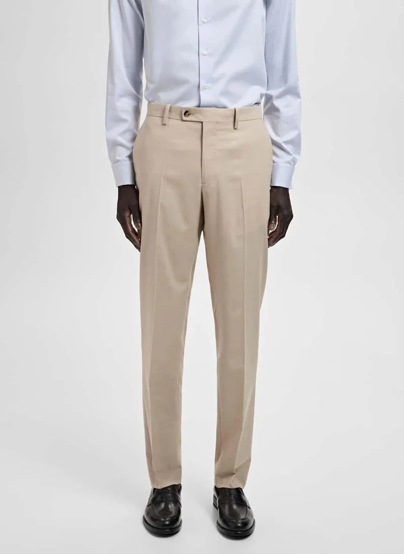 Mango Man Milan Straight Fit Pants