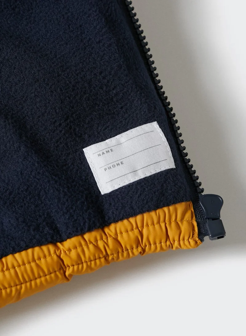 MANGO Infant Puffer Hooded Gilet