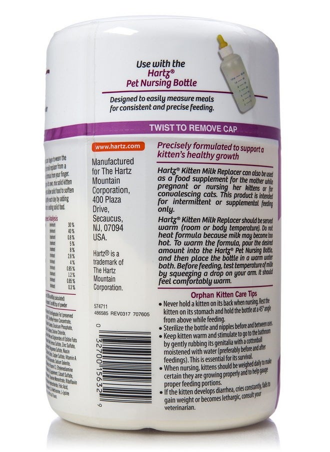 Hartz - Powdered Kitten Milk Replacer Formula  11Oz - Image 1
