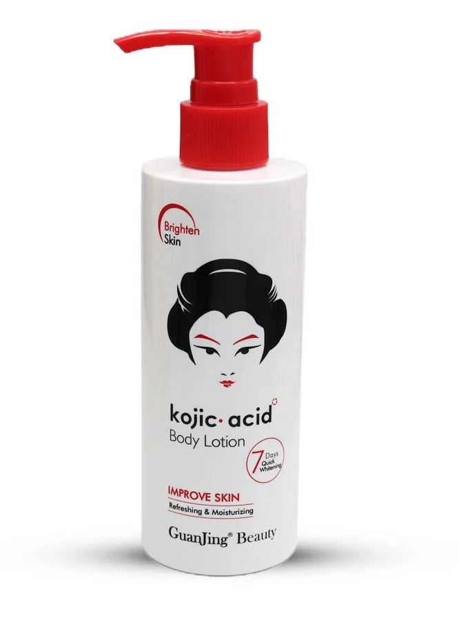 KOJIC ACID Guanjing Beauty Kojic acid whitening body lotion - 230 gm 