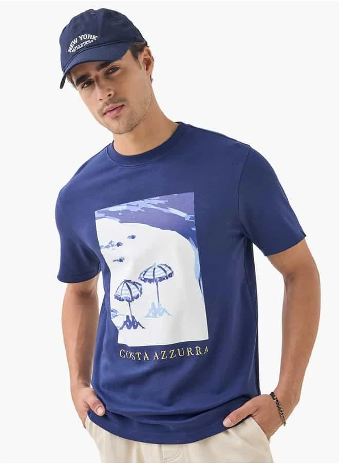 كابا Kappa Men Cotton Logo Tee For Male