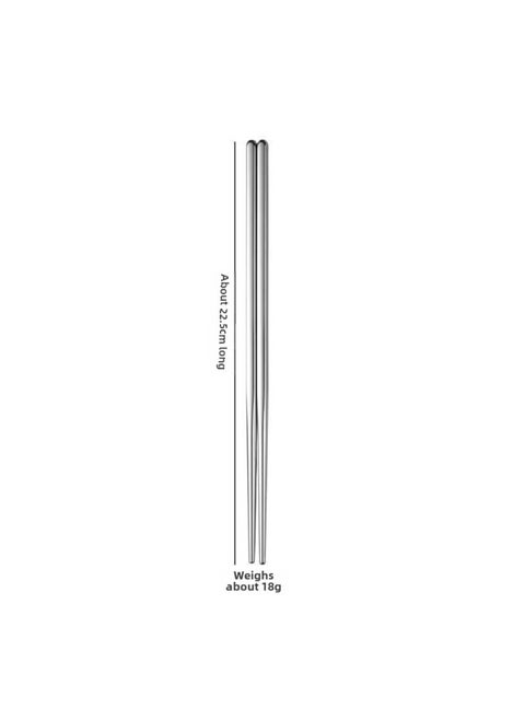 Stainless Steel Portable Tableware Chopsticks Spoon Fork Three-piece Set Student Travel Tableware Suit Single Convenient Box-Specifications:Pink With Gold (best-selling Model) - Silver Chopsticks (no Anti-slip Pattern)