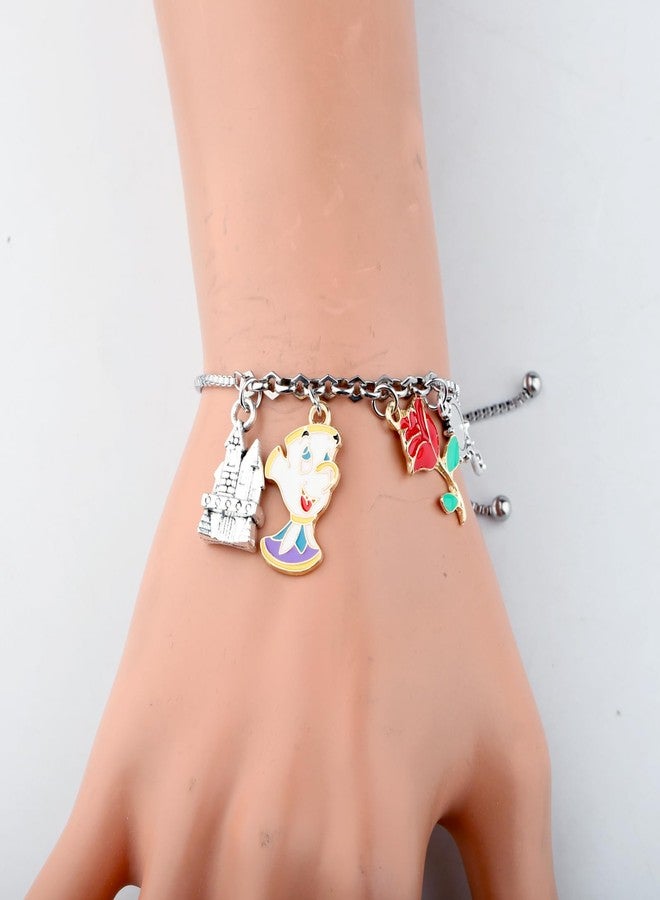 SEIRAA Beauty Belle Bracelet Fairytale Teapot Gifts Beast Movie Gifts Fairytale Belle Jewelry (FlowerMirror Brace) - Image 5