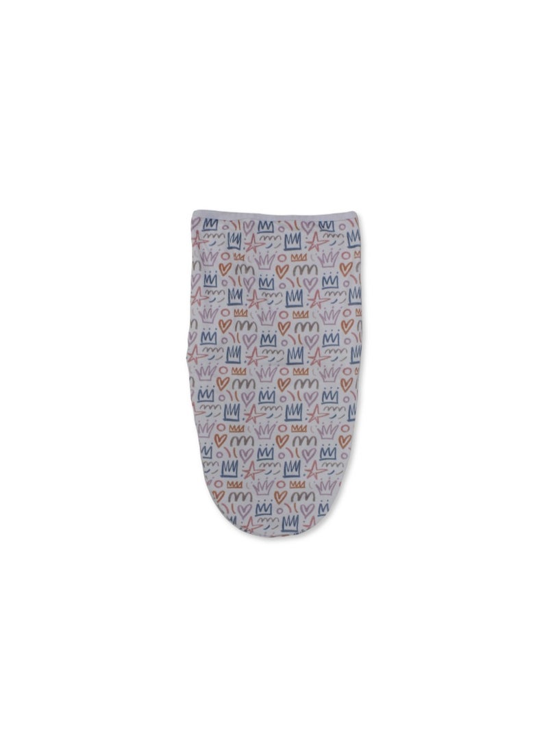 Petit bebe Cotton Baby Swaddle – Royalty Print - Image 3