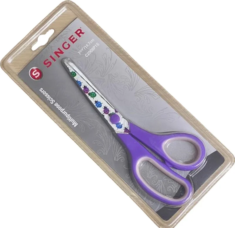 سينجر Patterned Tailor Fabric Sewing Scissors C2008P