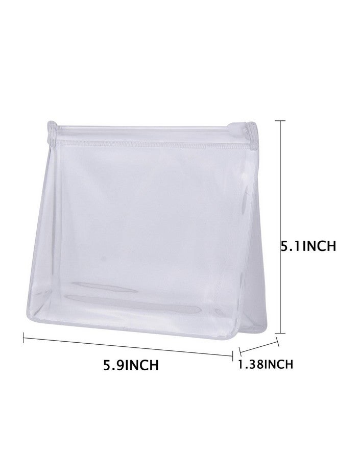 Arroyner 20 Pcs Mini Clear Makeup Bag Small Clear Plastic Cosmetic Bags With Zipper Travel Toiletry Makeup Bag - Image 3