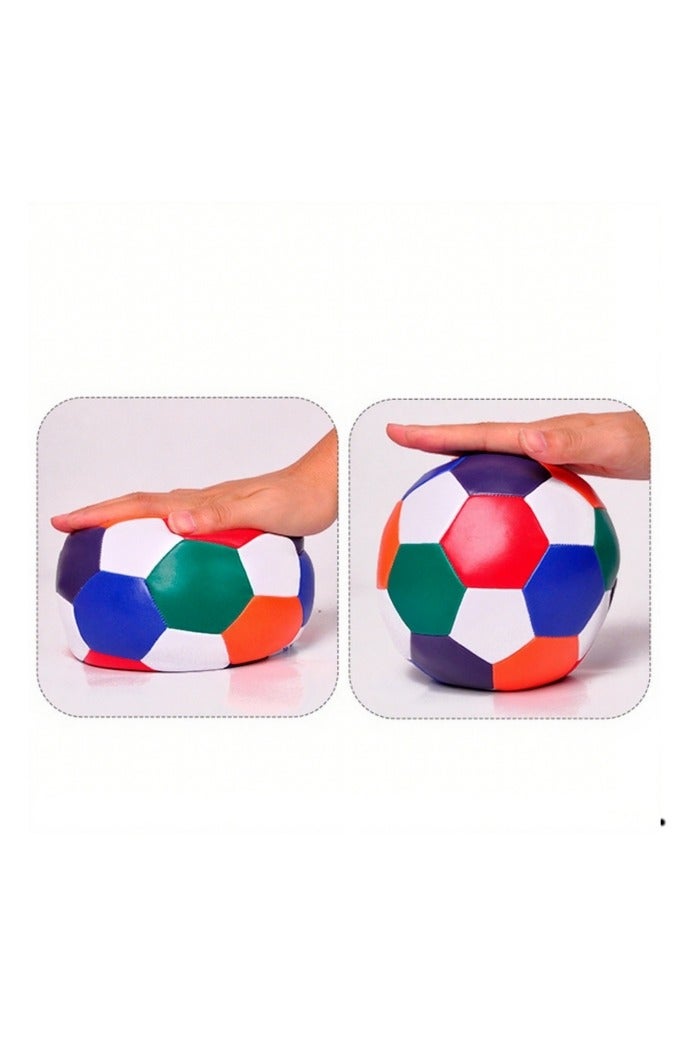 Multicolor Soft Indoor Soccer Ball for Toddlers, Safe Foam Ball for Kids to Kick and Play in The House - Image 3