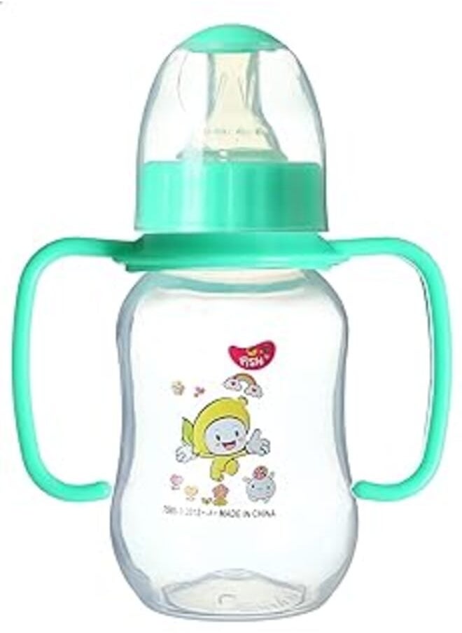 FISH Fish Crystal Standard Feeding Bottle Handheld 150 ML - Green 
