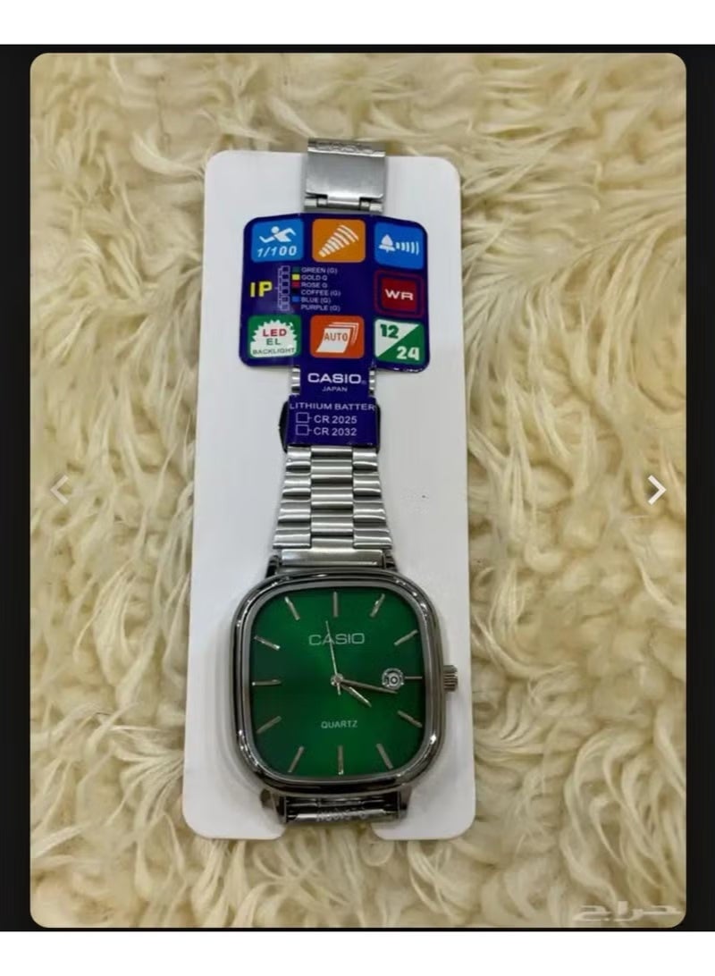 Casio Classic Watch with Stainless Steel Bracelet