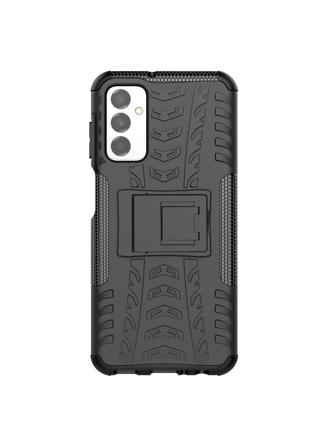 S-TOP Case For Samsung Galaxy M23 / F23 5G Tire Texture TPU + PC Phone Case with Holder - Image 2
