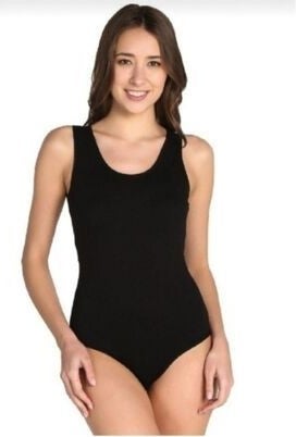 Berrak İç Giyim Berrak Underwear Berrak Black Thick Strap Snap Bodysuit - Image 3