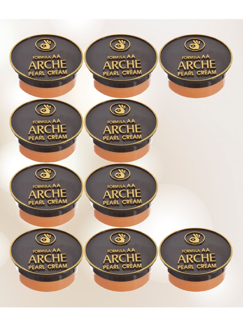 أرش 10 قطع كريم تفتيح البشرة 5 غرام 3 قي 1 ذو خصائص متعددة منها تغطية البقع السوداء في الوجة حماية من اشعة الشمس تنعيم البشرة كريم قبل المكياج - Image 1