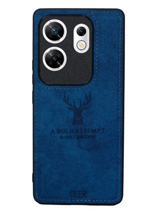 Digital Luxury Soft Texture Patterned TPU Cloth Case, Dirt-Resistant, Anti-Shock, Anti-Fingerprint, Full Body Protective For Infinix Hot 50i (Blue) - pzsku/Z73BA2E00573A6C74E79BZ/45/1748520305/80820efc-6cf3-48ef-9f45-331e22ddc0a9