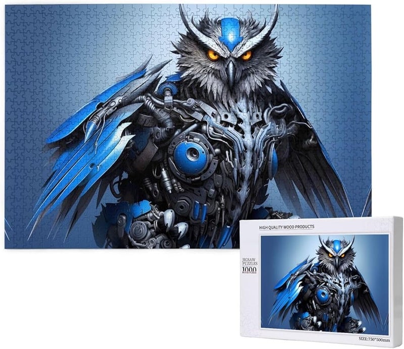 Phayah Mecha Owl 1000 Piece Jigsaw Puzzle For Adults Home Decor 29 5 X 19 7 Inches - Image 2
