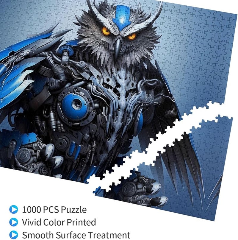 Phayah Mecha Owl 1000 Piece Jigsaw Puzzle For Adults Home Decor 29 5 X 19 7 Inches - Image 3