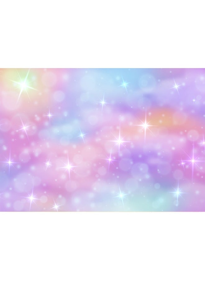 Zeemey 4pcs Matte White Kraft Gift Wrap Paper with Nordic Rainbow Gradient, Starry Sky & Clouds Design - Perfect for Birthday Party,Wedding, Graduation,Baby Shower(50*70cm)  - Image 4