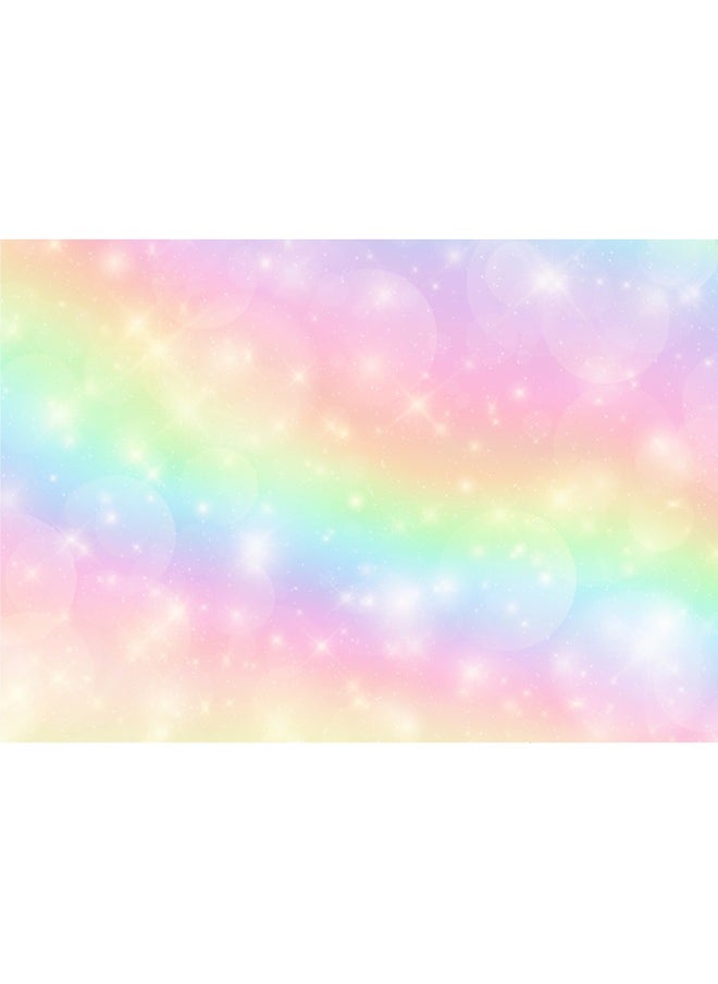 Zeemey 4pcs Matte White Kraft Gift Wrap Paper with Nordic Rainbow Gradient, Starry Sky & Clouds Design - Perfect for Birthday Party,Wedding, Graduation,Baby Shower(50*70cm)  - Image 5