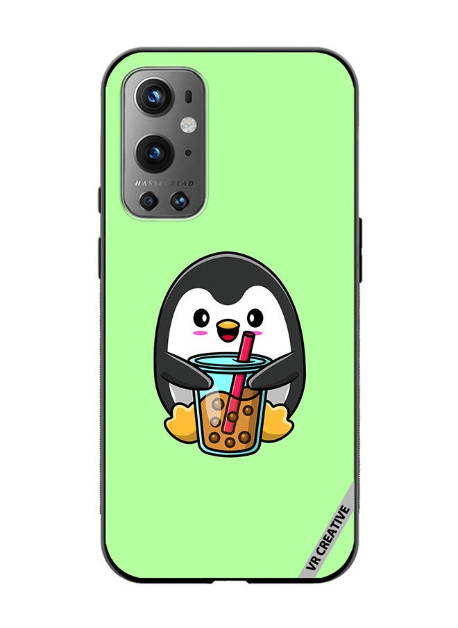 VR CREATIVE - Protective Case Cover For OnePlus 9 Pro Penguin Cola Design Multicolour - Image 1
