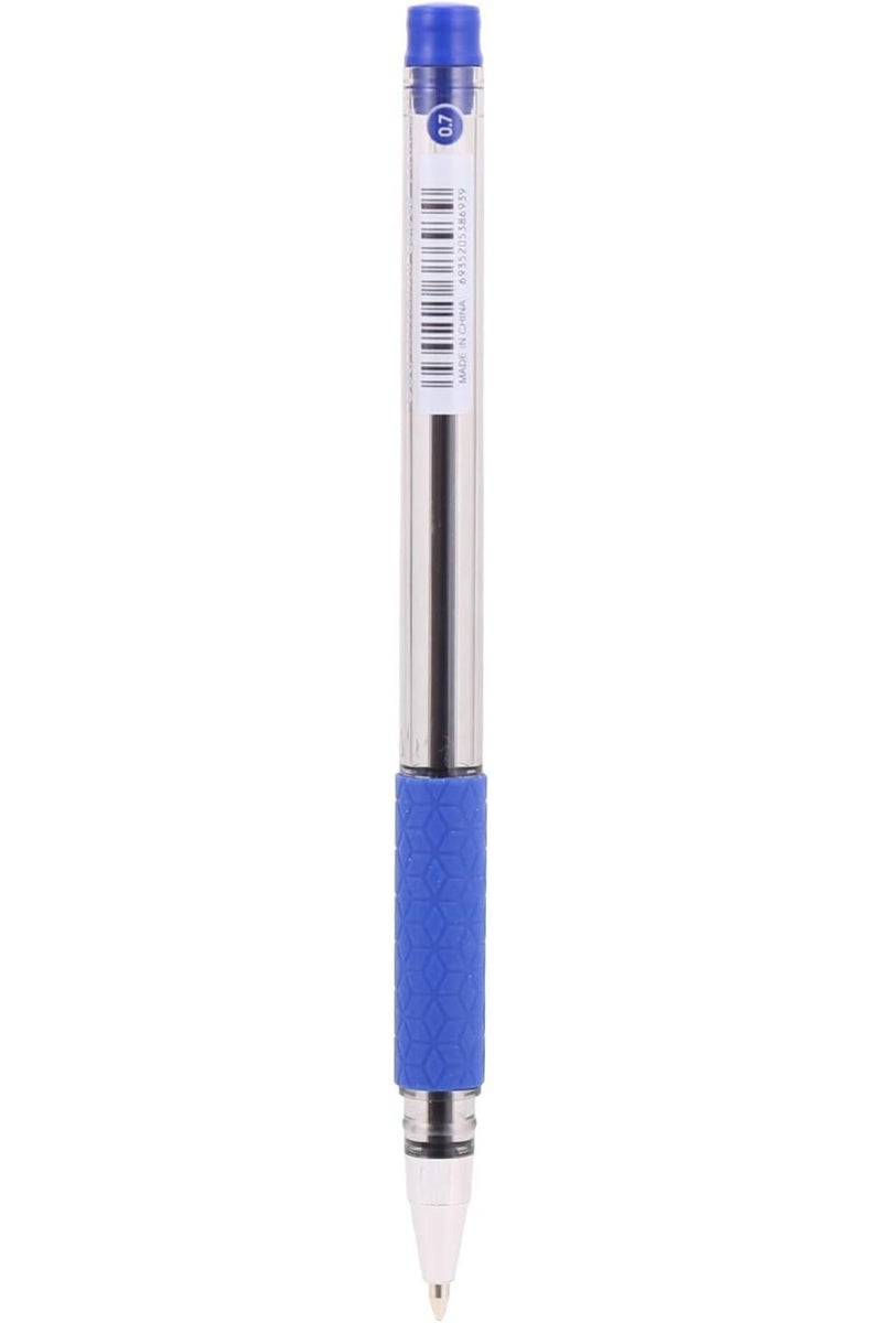 Deli Arrow 0.7mm Bullet Tip Ball Point Pen, Blue - Image 2