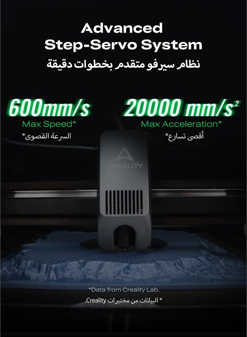 Creality 3D K2 Combo 3D Printer, Multicolor Printing with CFS, Up to 16 Colors High-Speed 600mm/s, Smart Auto Leveling, Quiet Printing, 300°C Nozzle, Dual AI Camera, Direct Drive Extruder, Build Volume 260x260x260mm K2 Combo - Image 3