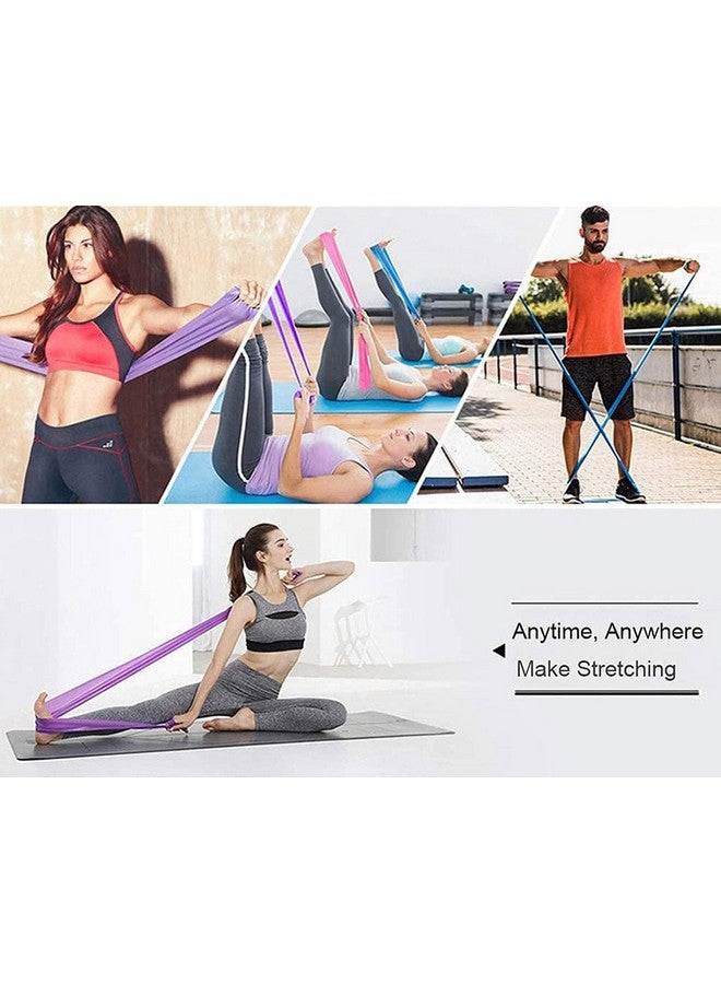 D-Fix شريط يوغا D-fix® | شريط تمرين مقاوم للتدريب خالي من اللاتكس ومضاد للحساسية ومقاوم للتمزق ثيرا بان للتمرين، التمدد، التمرين والعلاج الطبيعي (أسود) - Image 5