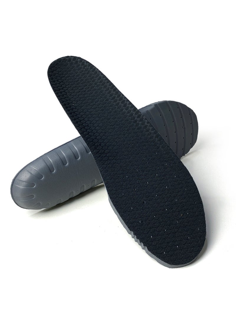 Generic - Sports Insole Mens and Womens Badminton YY Insole Breathable Memory Sweat Absorbing Deodorant Thickened High Elastic Shoe MatBlack Dot Plain Black Dot Plain - Image 1