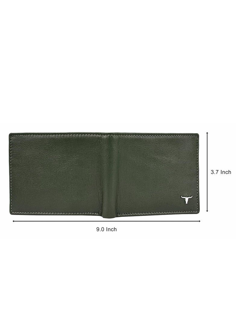 URBAN FOREST George Green Leather Wallet for Men - Image 5