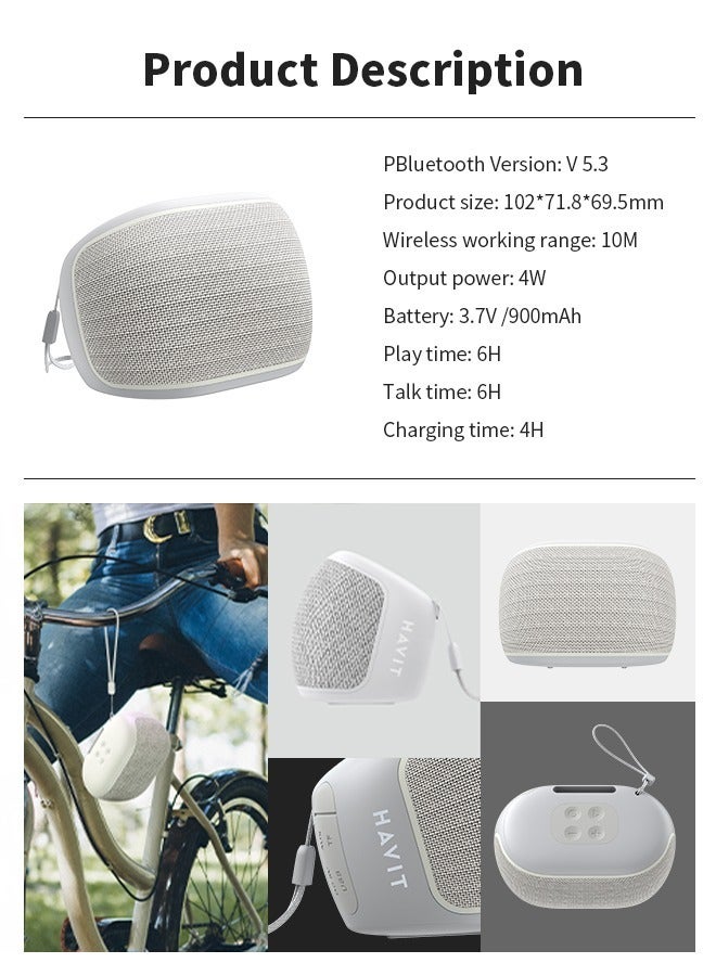 havit Wireless Bluetooth Speaker, Sound System with Loud Stereo Sound, Perfect for Hiking, Camping, and Travel - Image 5