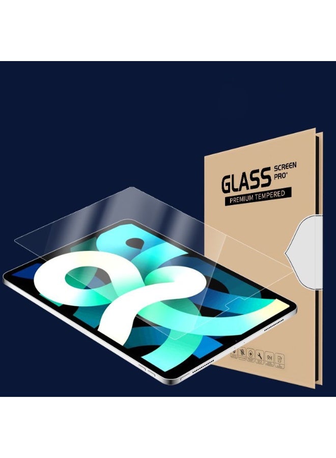 عام حامي شاشة آيباد برو 11 بوصة M4 (2024) - زجاج مقوى 9H، شفاف عالي الدقة، عبوة من قطعتين. - Image 1