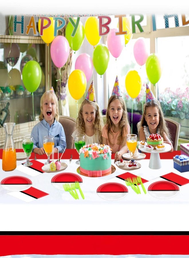 OULUN Cartoon Animation Birthday Party Supplies Includes 20 Plates and 20 Napkins and Tablecloth71 '' x 42 '' Video Games Themed Party Tableware - Image 4