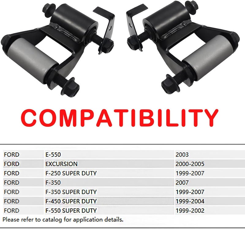 BST BSSP Rear Leaf Spring Shackle Kit 722-018 for Ford Excursion F-250 F-350 Super Duty F450 - Image 2