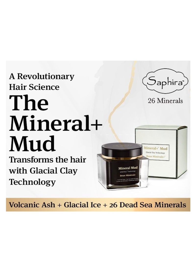 Saphira قناع شعر طين مينيرال بلس، تركيبة مبتكرة لمعان شديد وترطيب 200 - Image 5