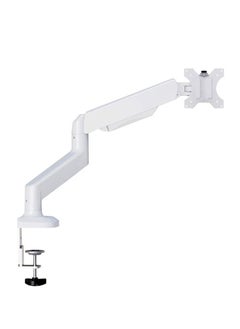 FlashHawk Full Motion Tilt Swivel Single Monitor Arm Stand with Clamp and Grommet Base for 13-32 inch Screen Monitor  - Image 1