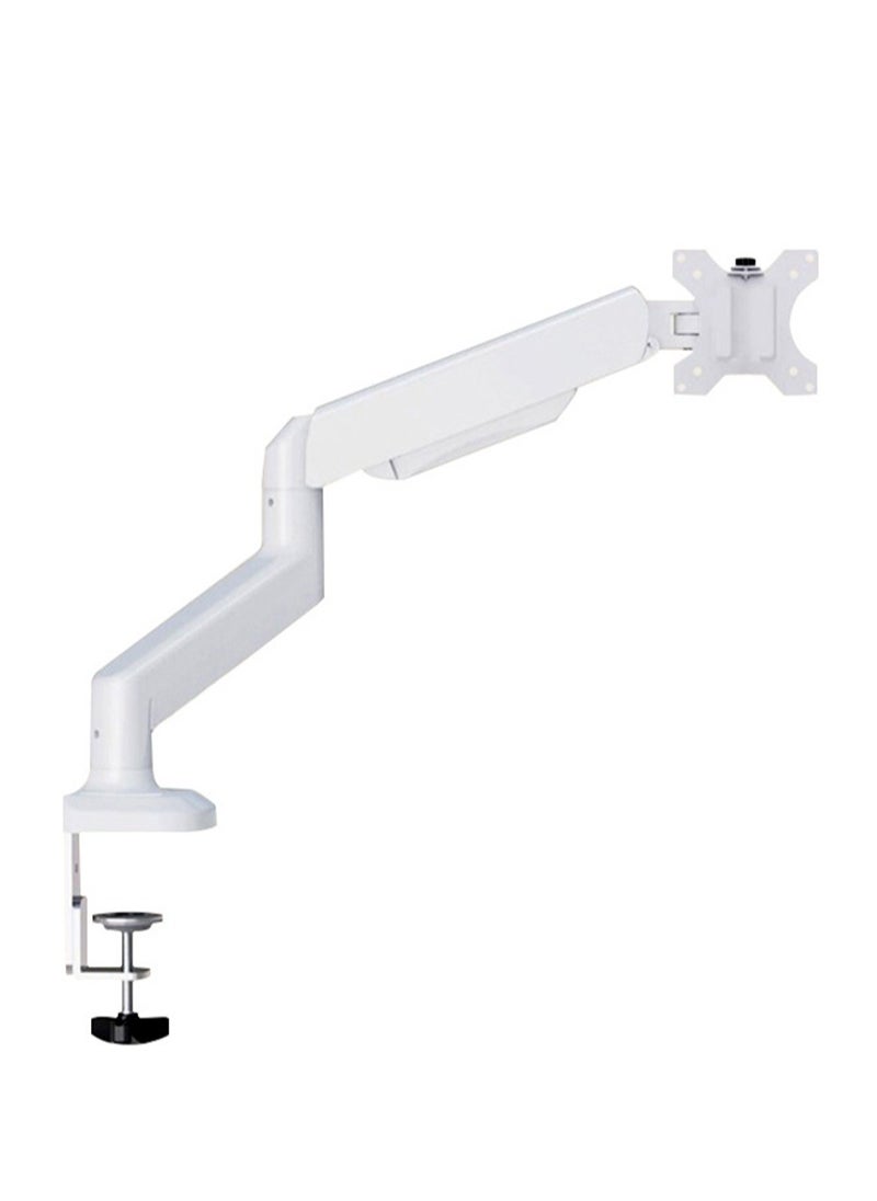 FlashHawk - Full Motion Tilt Swivel Single Monitor Arm Stand with Clamp and Grommet Base for 13-32 inch Screen Monitor - Image 1