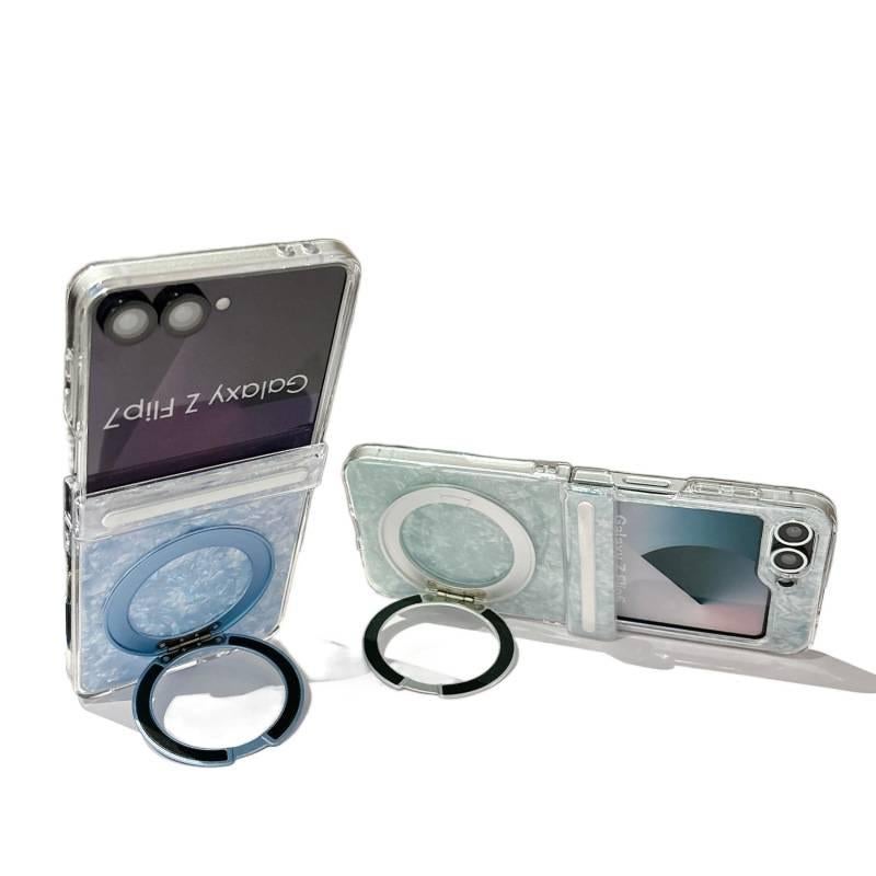 Case , Cover for Samsung Galaxy Z Flip 7 , Purple for Daily Use - Image 4