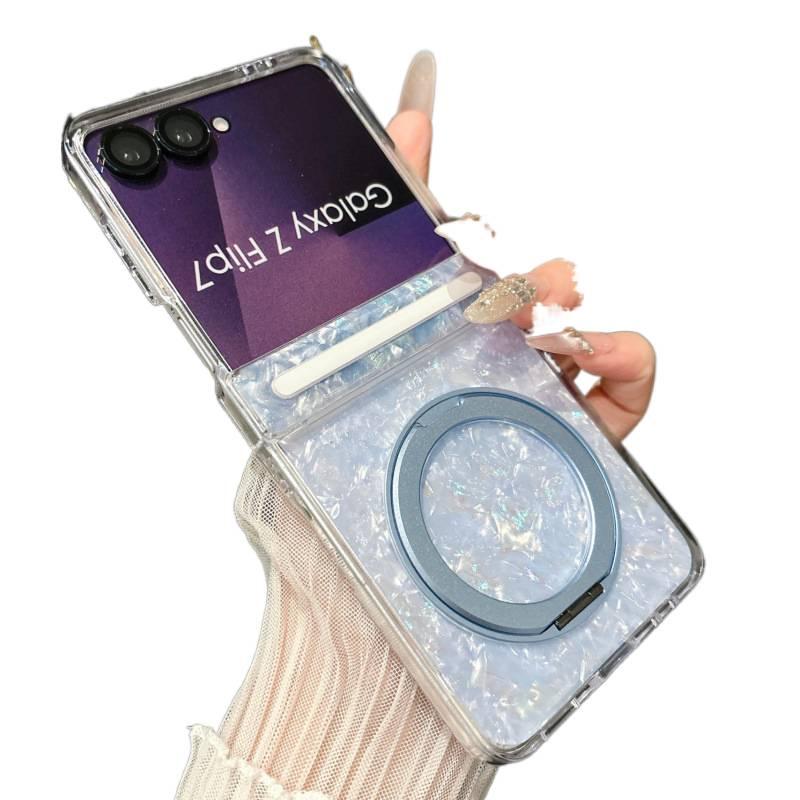 Case , Cover for Samsung Galaxy Z Flip 7 , Purple for Daily Use - Image 5