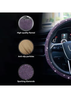 Sparkling violet Crystal Car Steering Wheel Protector - pzsku/Z73BB18800E90691921A6Z/45/_/1706368882/34285c9b-5300-4f75-9d0d-fe624b3c1539