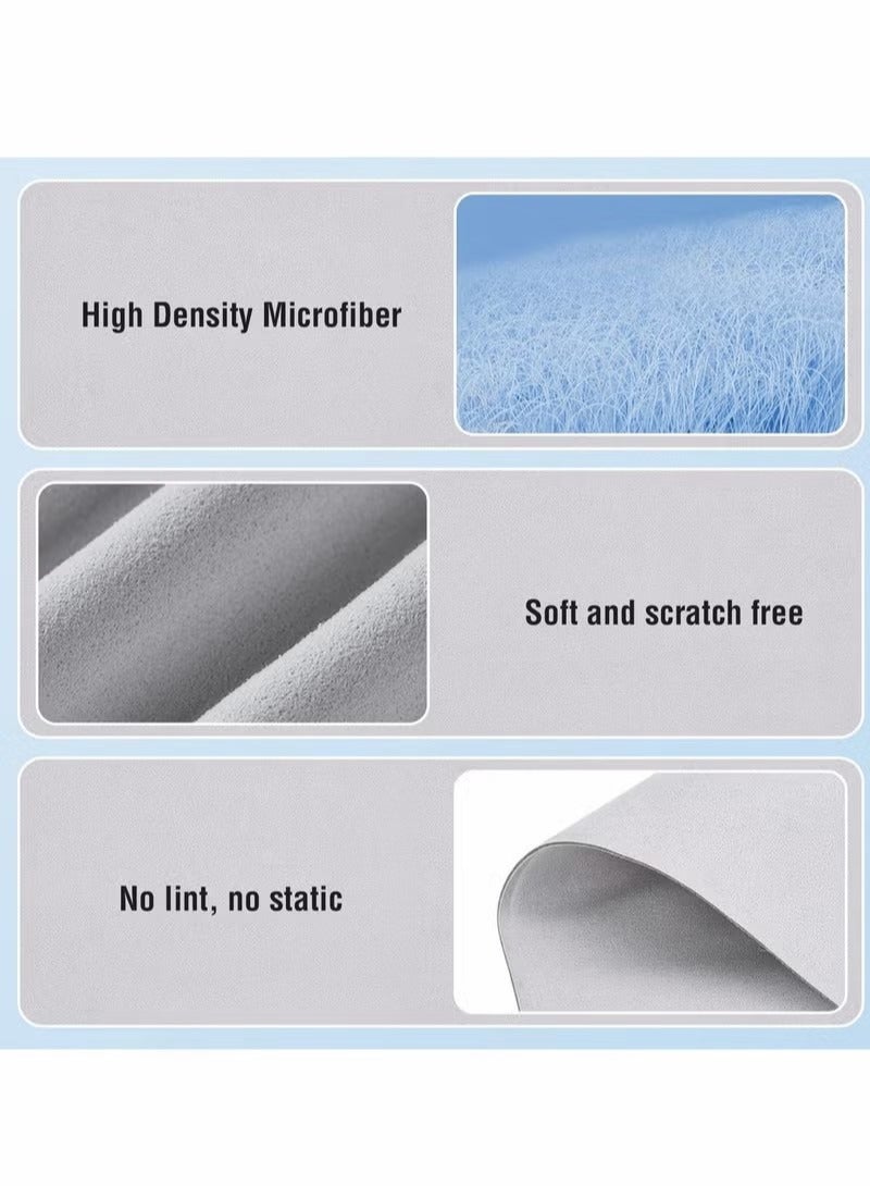 Polishing Cloth for Apple 2022, Soft Nonabrasive Material Polish Cleaning Cloth for Electronic Screens Compatible with iPhone,iWatch,iPad,MacBook (2-Pack)  - Image 2