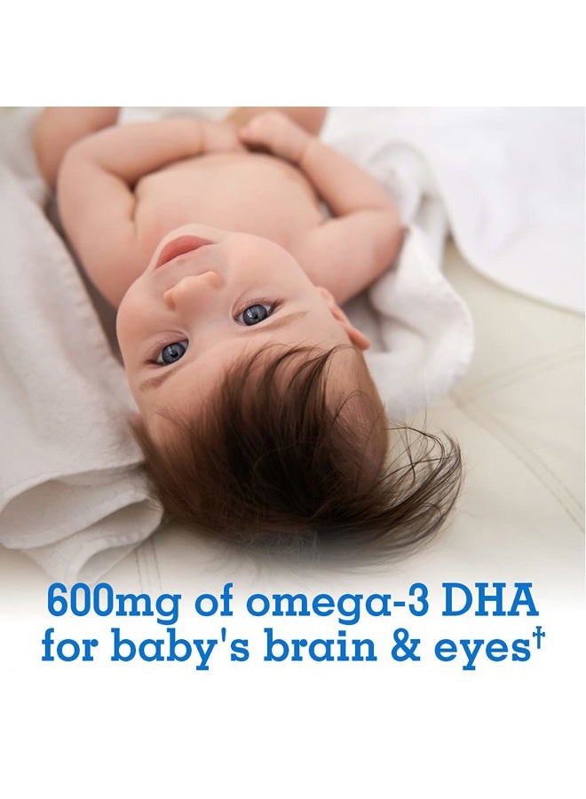 Frontier Co-op Baby DHA Drops, 600mg Omega 3 DHA Vegan for Baby's Brain & Eyes from Vegetarian Friendly Plant Based Sources (No Fish Oil) for Babies & Toddlers, 37.5 mL (1.26 fl oz) Liquid - Image 2