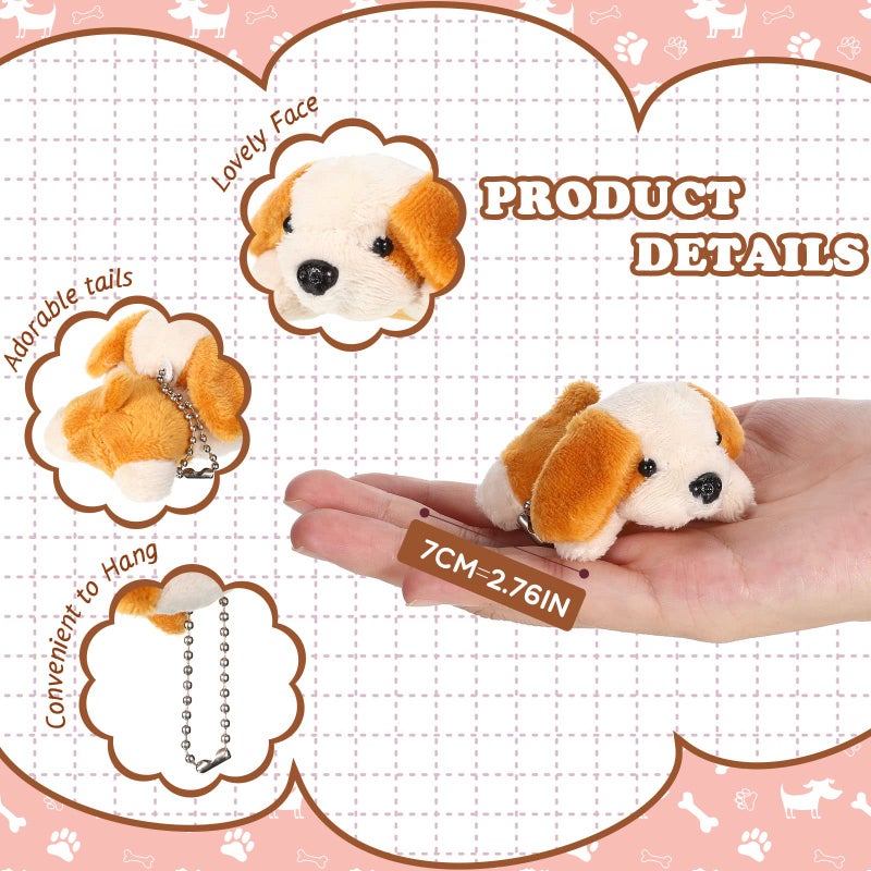 Sosation 20 Pcs Mini Stuffed Animal Dog Bulk Adopt a Puppy Favors Soft Puppy Easter Party Gift for Kids Graduation Party Charity Donation Classroom Goodie Stuffer Stylish StyleTraditional Color - Image 3