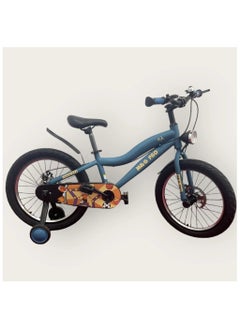 Star Kids 16 Inch Kids Bike with Training Wheels and Advanced Disc Brakes - Equipped with Front Light for Night Light, Safe and Unique Design for Learning to Ride with Confidence 