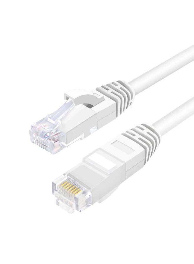 Super Five Computer Network CABLE CAT5E Router Monitoring Network Jumper 1 M 2 M 3 M 5 M 10 M 15 M 50m-Color:White-Line Length:1m  - Image 5