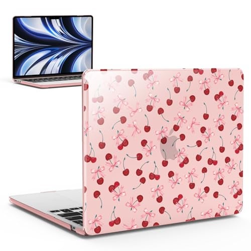 IBENZER MacBook Air 13 inch Case 2026 2025 2024 2023 2022 M4 A3240 M3 A3113 M2 A2681Hard Shell Case for Mac Air 136 Cherry AT13KKCHRY - Image 1
