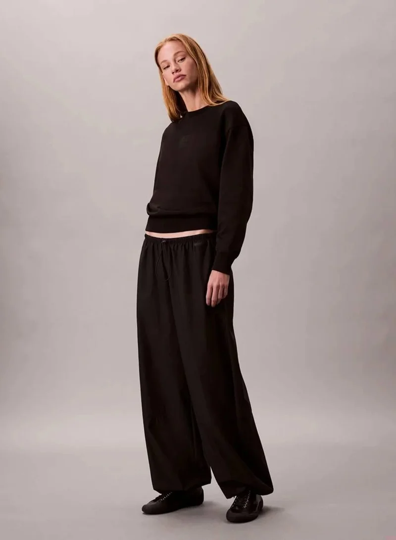 Calvin Klein Black Premium Terry Sweatshirt for Women | Best Price UAE